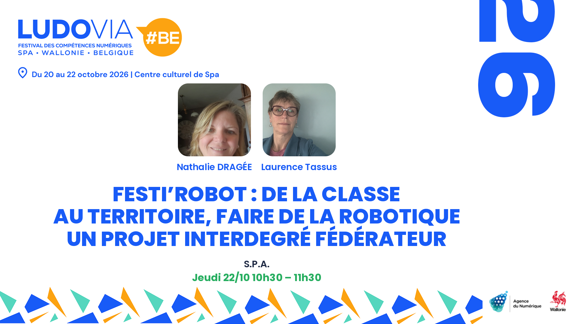 Carte de présentation : Festi’Robot : de la classe au territoire, faire de la robotique un projet interdegré fédérateur